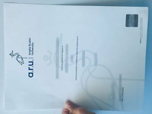 Anglia Ruskin University diploma
