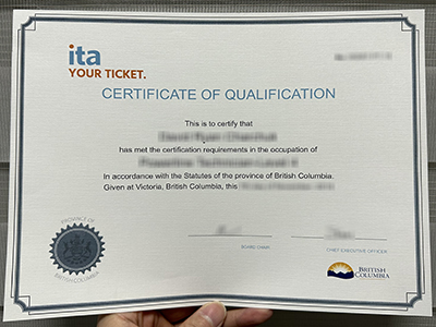 How to order a Ita certificate of qualification for a job?