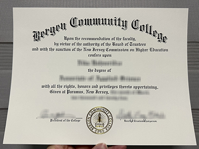 How to create a Bergen Community College diploma online?