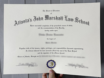 Where can i order a Atlanta’s John Marshall law school degree online?