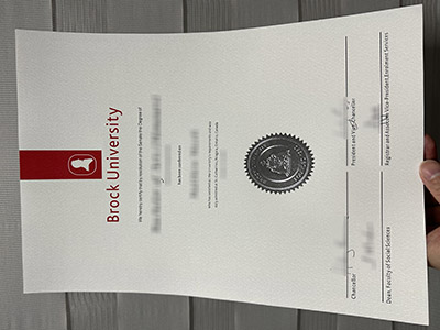 Where can i order a Brock University diploma in 2024?