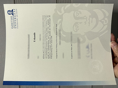How to order a Goethe University Frankfurt diploma in Germany?