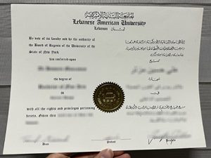 Lebanese American University degree