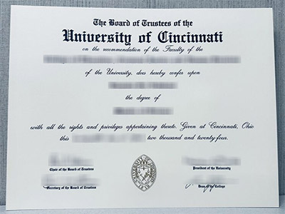 Where can i obtain a University of Cincinnati degree in 2024?