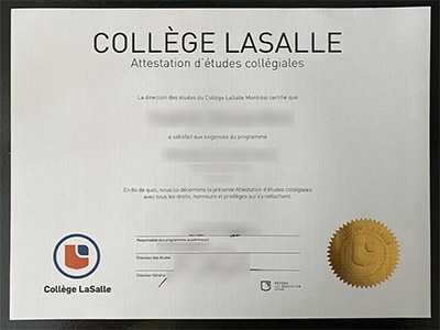 Where can i buy a LaSalle College diploma of latest version?