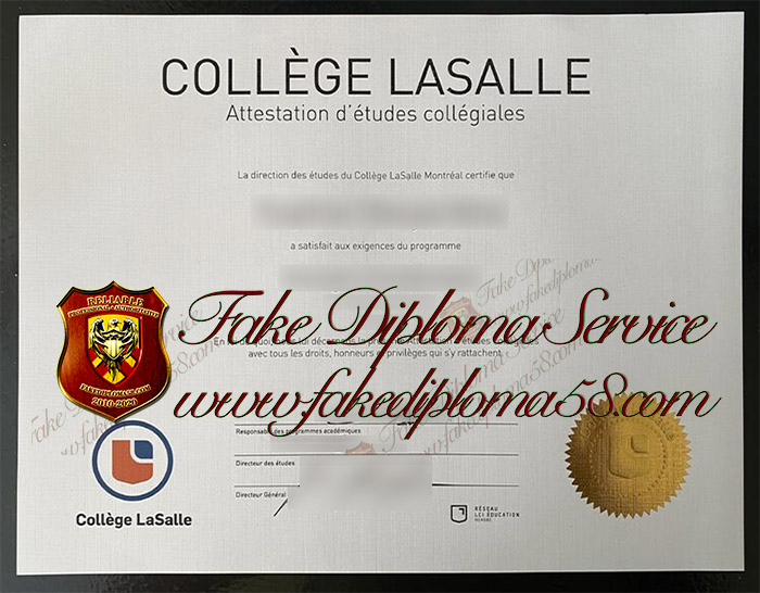 LaSalle College diploma