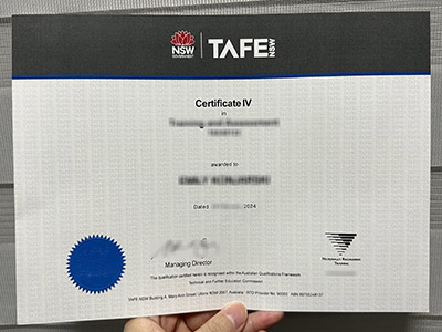 How can i obtain a NSW TAFE certificate of latest version?
