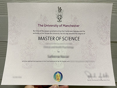 Where to buy a University of Manchester Master diploma online?