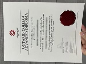 Fanshawe College diploma
