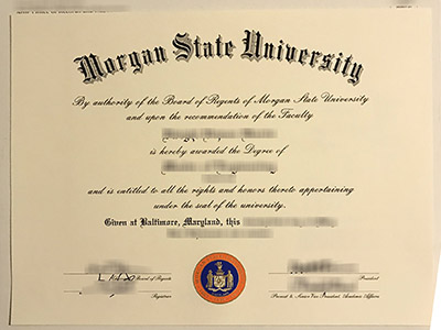 Can i purchase a Morgan State University degree for a job?