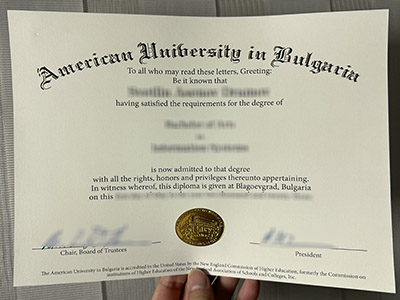 Where to buy a American University in Bulgaria degree online?