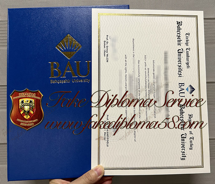 Bahcesehir University diploma