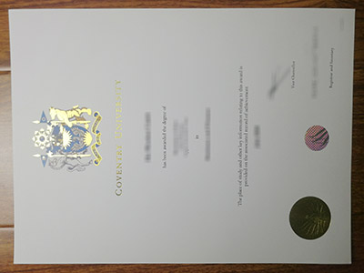 Is it possible to order a Coventry University degree in 2024?