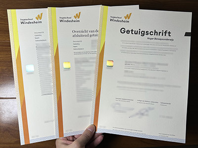 How to create a Hogeschool Windesheim diploma and transcript?