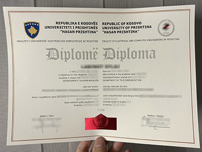 How to create a University of Pristina diploma online?
