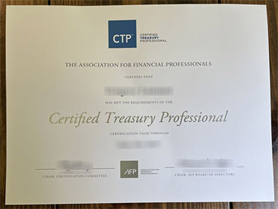 How to obtain a Certified Treasury Professional certificate online?