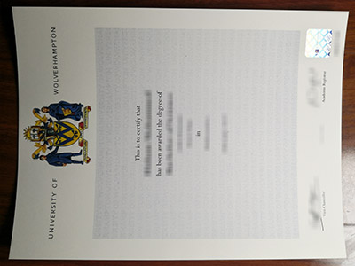 Ordering a University of Wolverhampton diploma for a better job.
