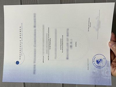 How much does to order a Hochschule Bremen diploma in Germany?
