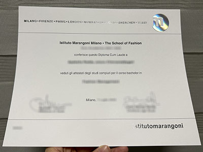 How to create a 100% copy Istituto Marangoni Milano diploma in 2024?