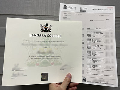 How can i buy a Langara College diploma and transcript online?