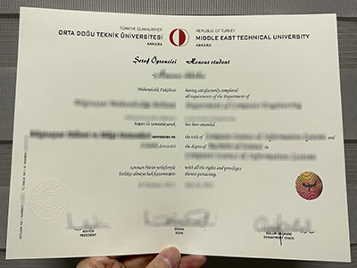 How can  i order a Middle East Technical University diploma online?