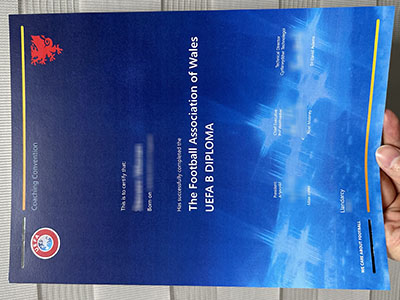 How to order a UEFA Coaching License certificate in Wales?