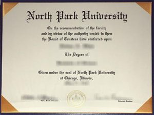 North Park University diploma