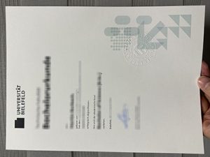 Universität Bielefeld diploma