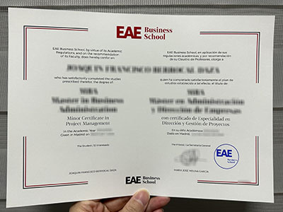 Is it possible to order a EAE Business School diploma in 2025?