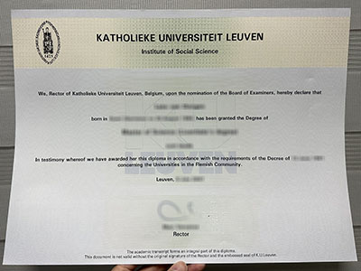 The easiest way to order a Katholieke Universiteit Leuven diploma.