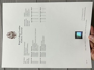 How much does to buy a King’s College London transcript online?