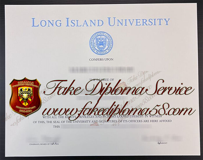 Long Island University diploma