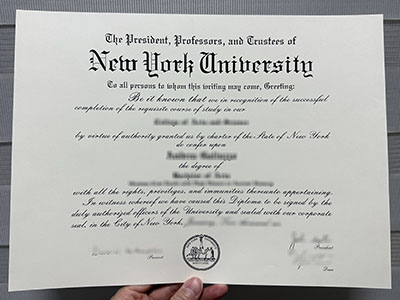 How to order a New York University diploma of old version?