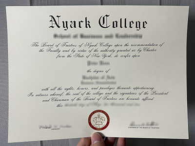 How to create a 100% copy Nyack College diploma online?