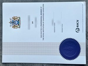 RICS certificate