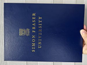 Simon Fraser University diploma cover