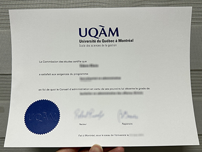 What’s the cost and time to order a UQAM diploma certificate?
