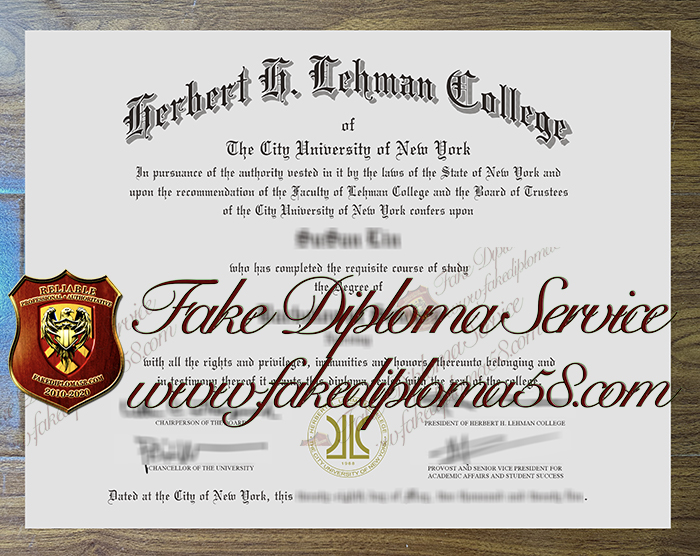 CUNY Lehman College diploma