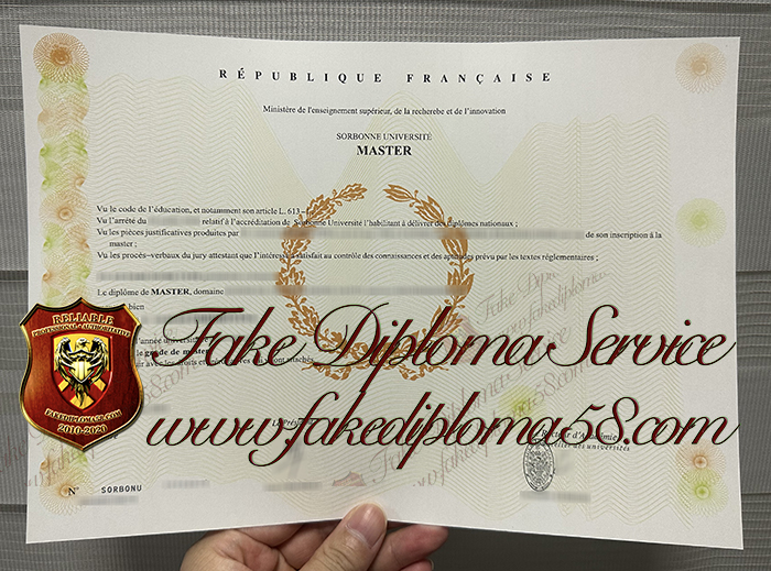 Sorbonne Université diploma