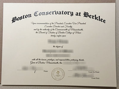 How to buy a Boston Conservatory at Berklee diploma of USA?
