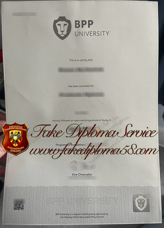BPP University diploma