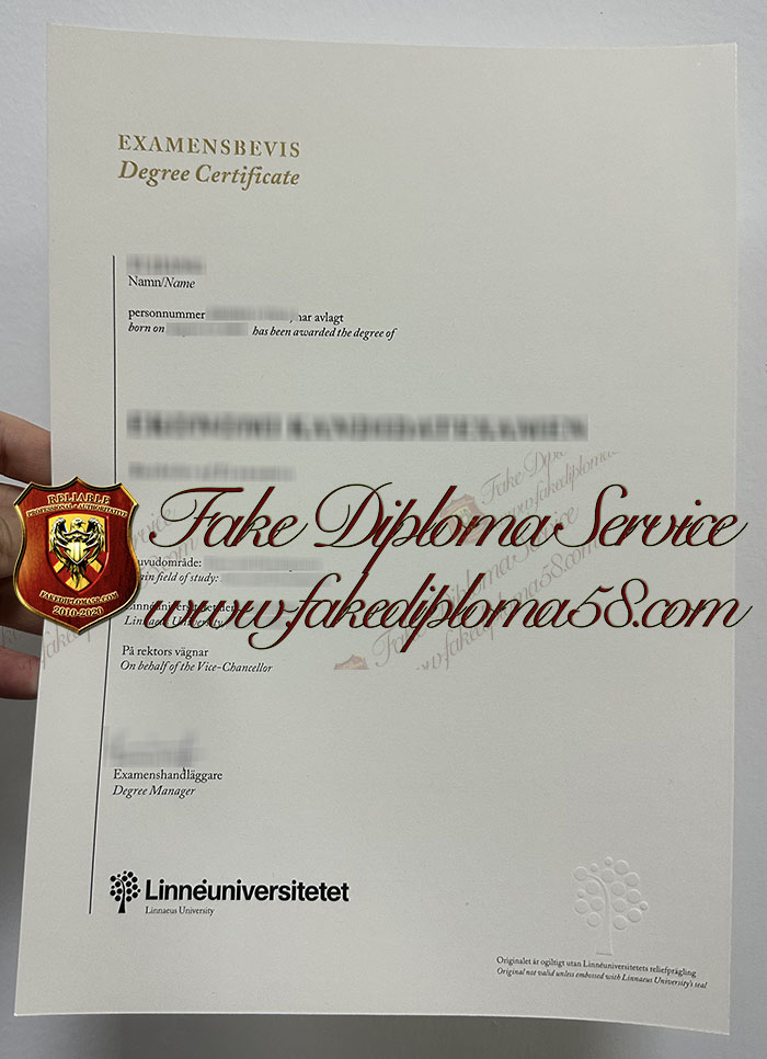 Linnaeus University diploma