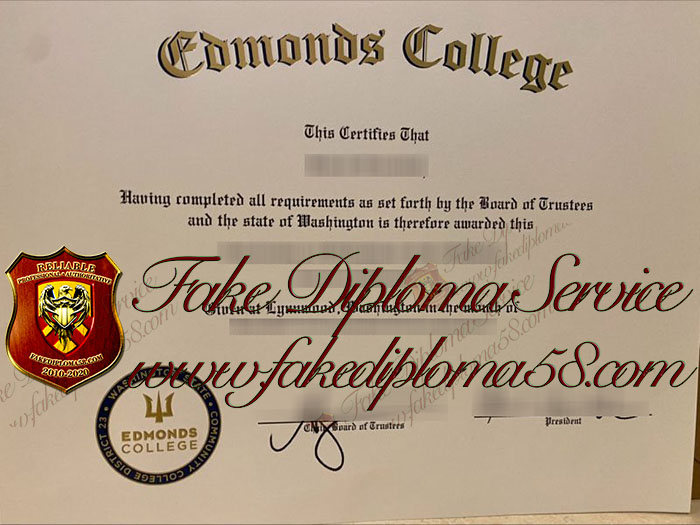 Edmonds College diploma