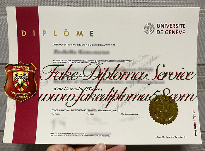 Université de Genève diploma