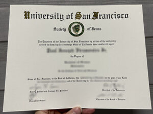 University of San Francisco diploma