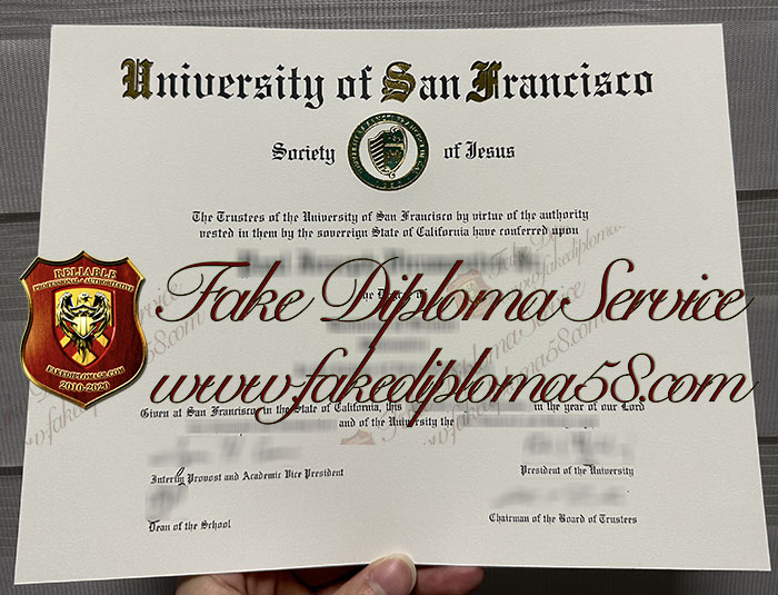 University of San Francisco diploma