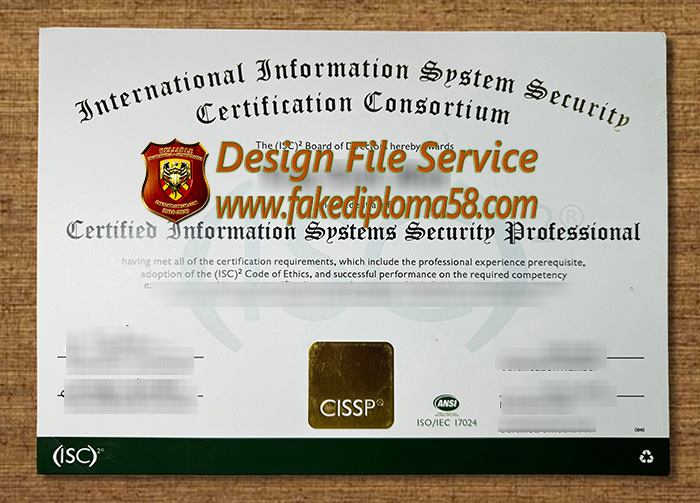 CISSP Certificate, Certified Information Systems Security Professional Certificate