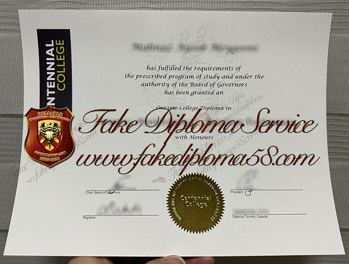 Centennial College diploma