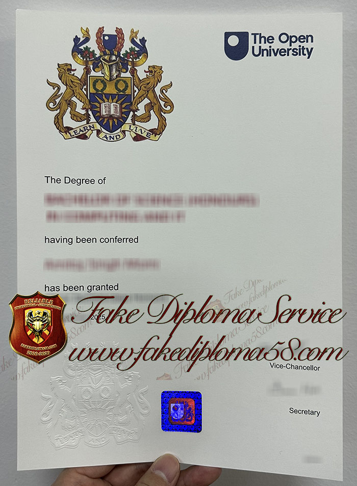 The UK Open University diploma
