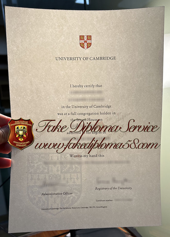 University of Cambridge diploma